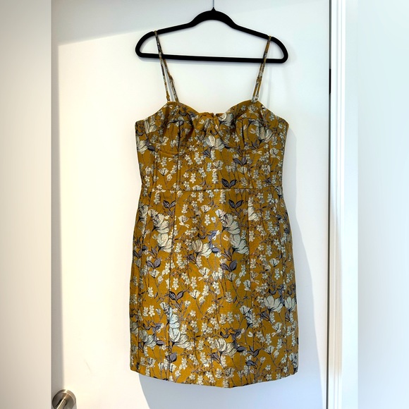 Floral Brocade Corset Dress - Picture 1 of 5